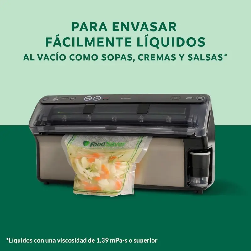 Envasando al vacío líquidos con la Foodsaver Elite All-in-one Liquid