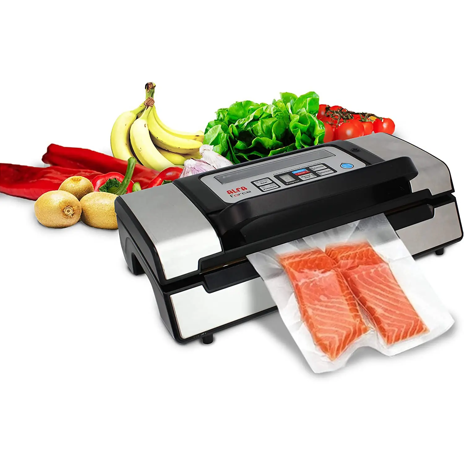 Salmón envasado al vacío para receta con técnica Sous Vide